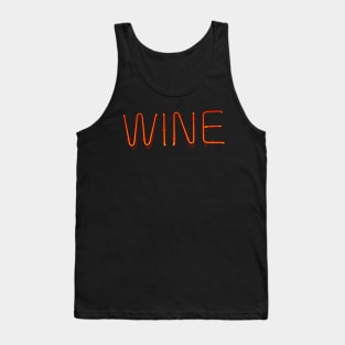 Neon Wine Art Tank Top